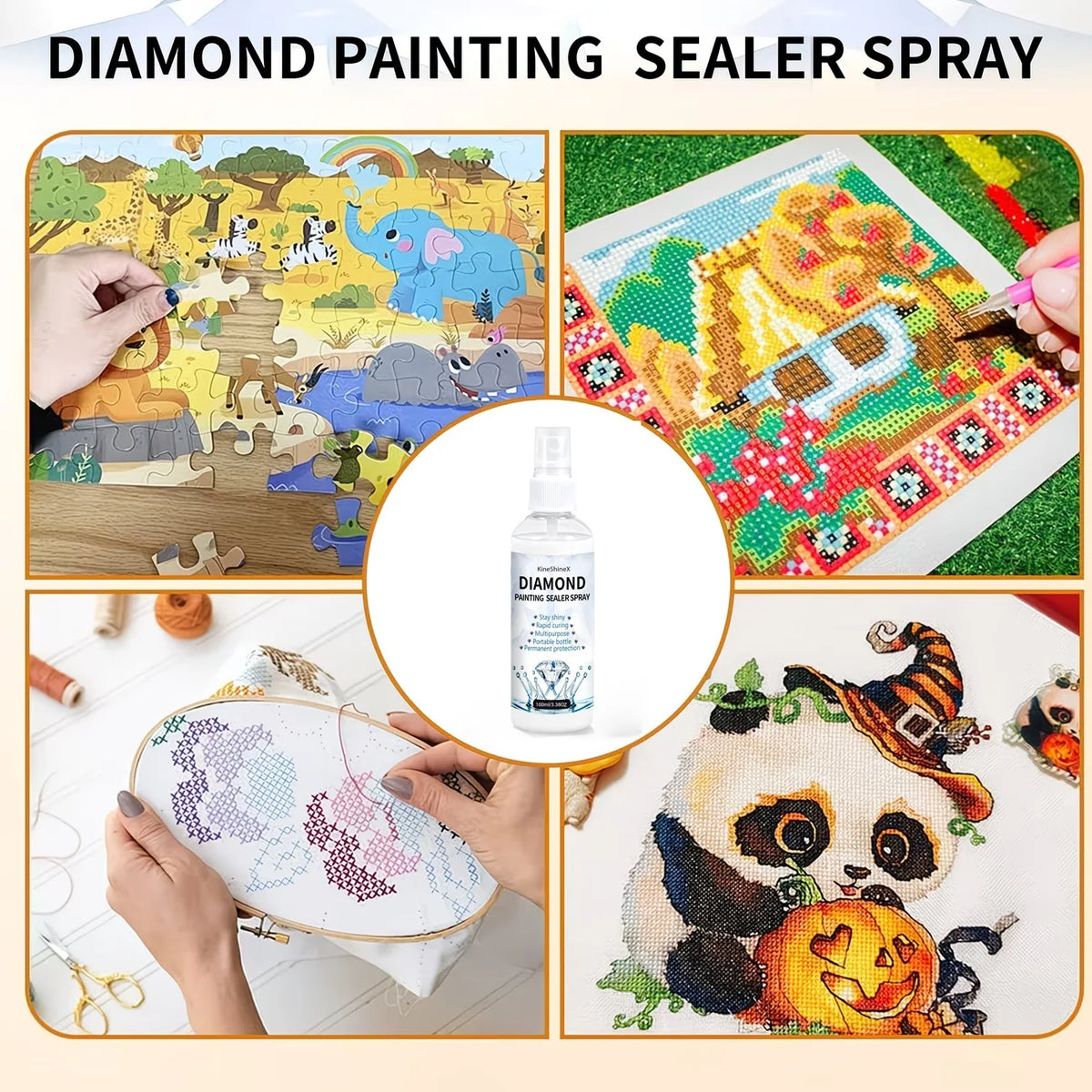 100ml Stone Art Sealer Spray Quick Dry Sealant for Stone Painting