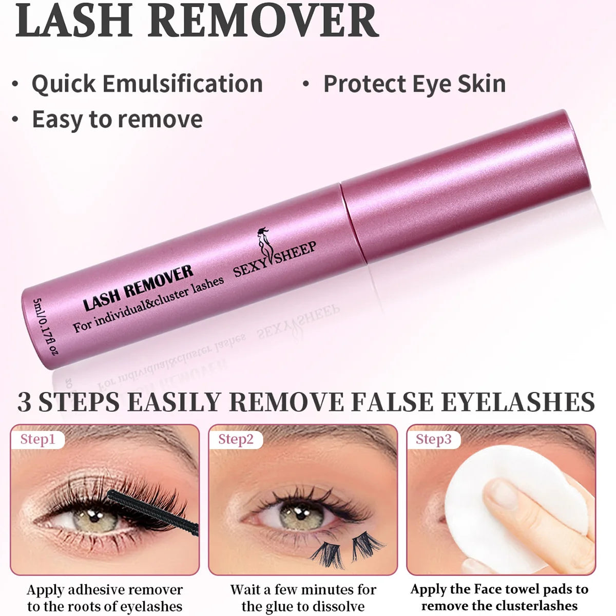 Lash Cluster Bond and Seal Waterproof Glue for Eyelash Clusters 10ml