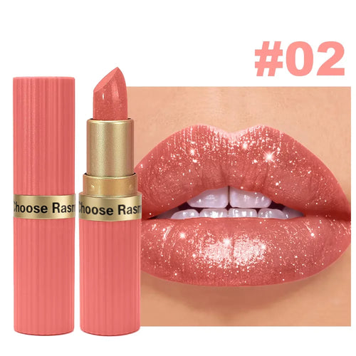 CHOOSE RASME 6 colors chocolate bar lipstick makeup pearl matte matte