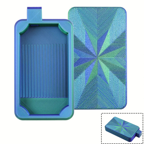 Gradient Color Diamond Art Tray With Lid, Diamond Painting Storage