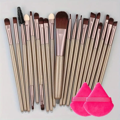 20Pcs Makeup Brush Set Eyeliner Brush Blending Brush Makeup Brushes
