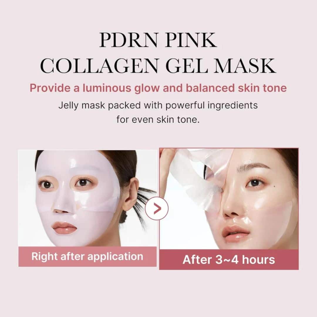 (4 PCS) Medicube PDRN Pink Collagen Gel Mask Box