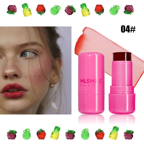 Water Jelly Tint Stick, Milk Cooling Water Jelly Tint Lip Gloss, Milk