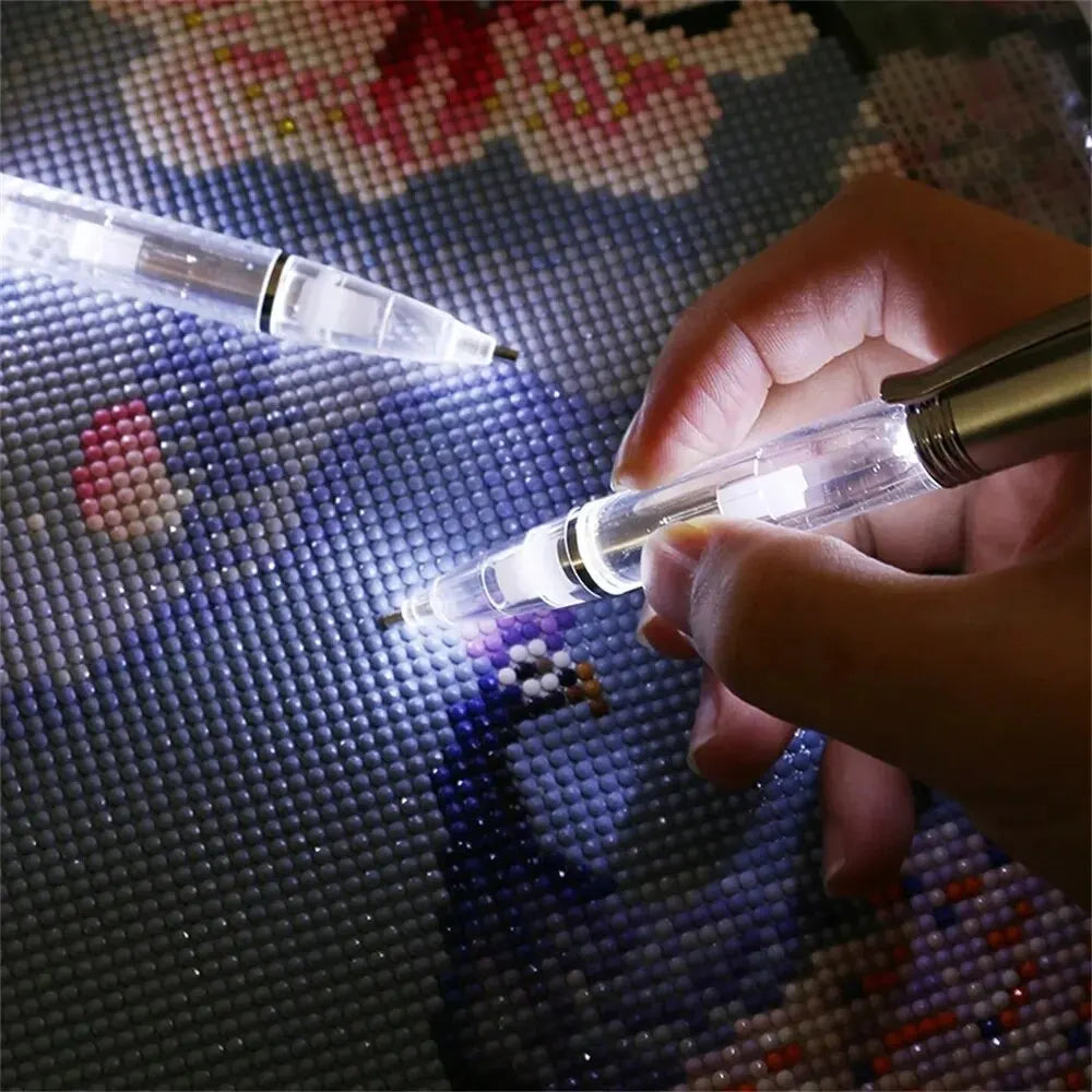 LED DIY Diamond Painting Pen with Light Illumination Drill Art Lighted
