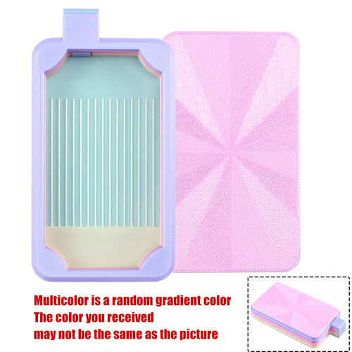 Gradient Color Diamond Art Tray With Lid, Diamond Painting Storage