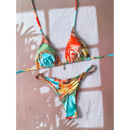 Sexy Leopard Push Up Bikinis Two Piece Bathing Suits 2026 Micro Bikini