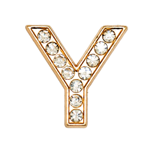 1pcs Metal Gold Luxury Letters Shoe Charms for Clog Alphabet Shoes