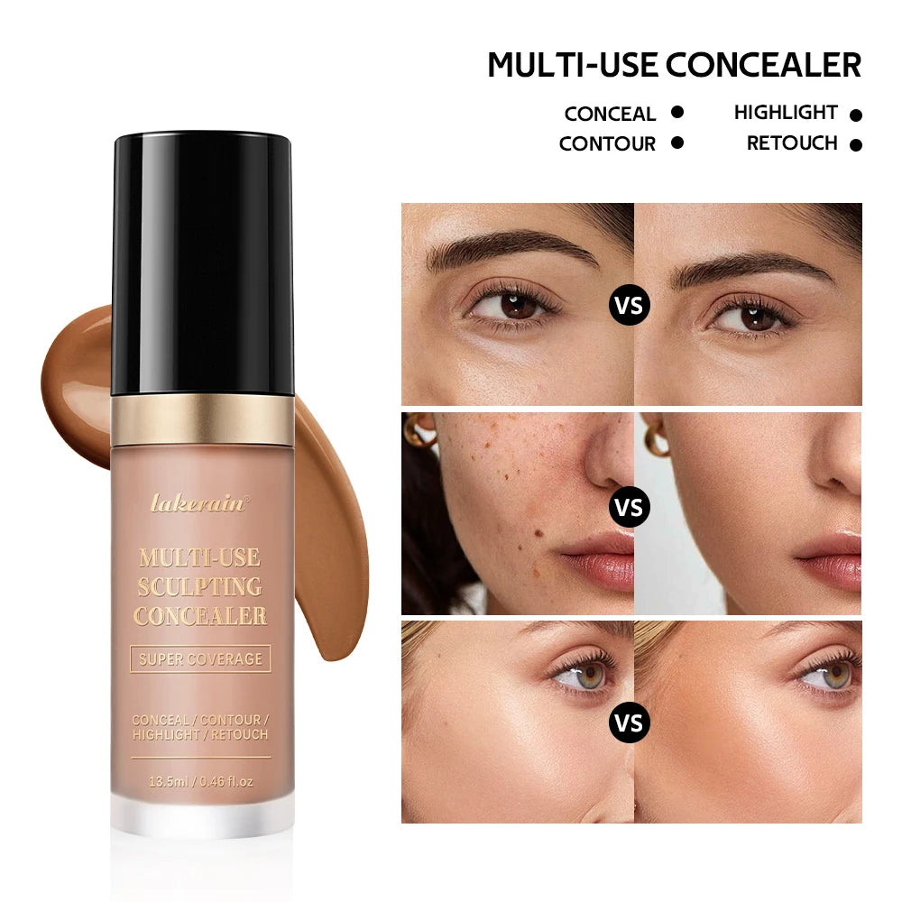 Foundation Coverage Concealer Multi-Use Cream Oil Free Long Lasting