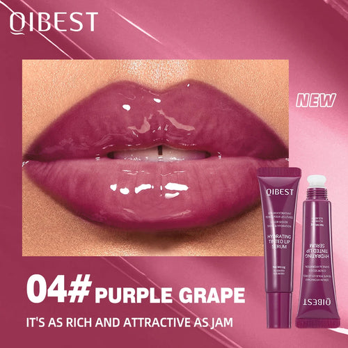QIBEST 6 Colors Watery Crystal Jelly Lip Oil Balm Moisturizing