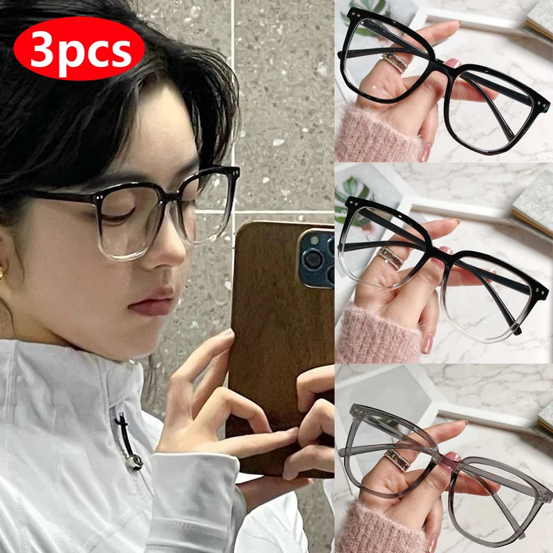 Hiking Camping 1/2/3pcs Anti-blue Light Glasses for Women Simple