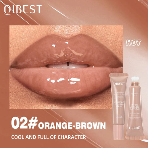 QIBEST 6 Colors Watery Crystal Jelly Lip Oil Balm Moisturizing
