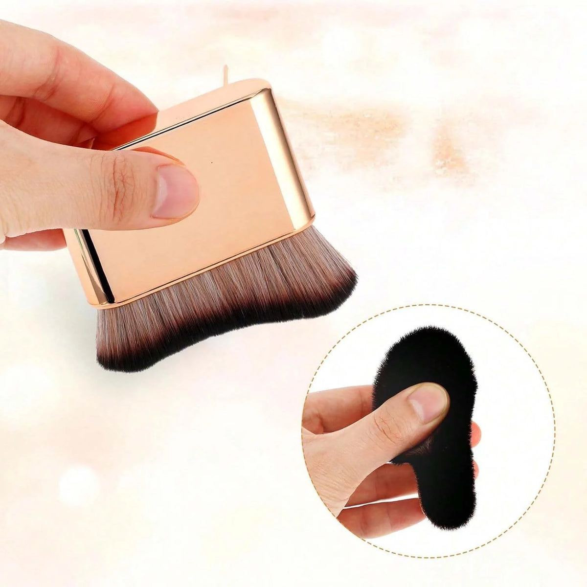 Self Tan Brush Soft Body Makeup Brush Portable Self Tanning Brush Self