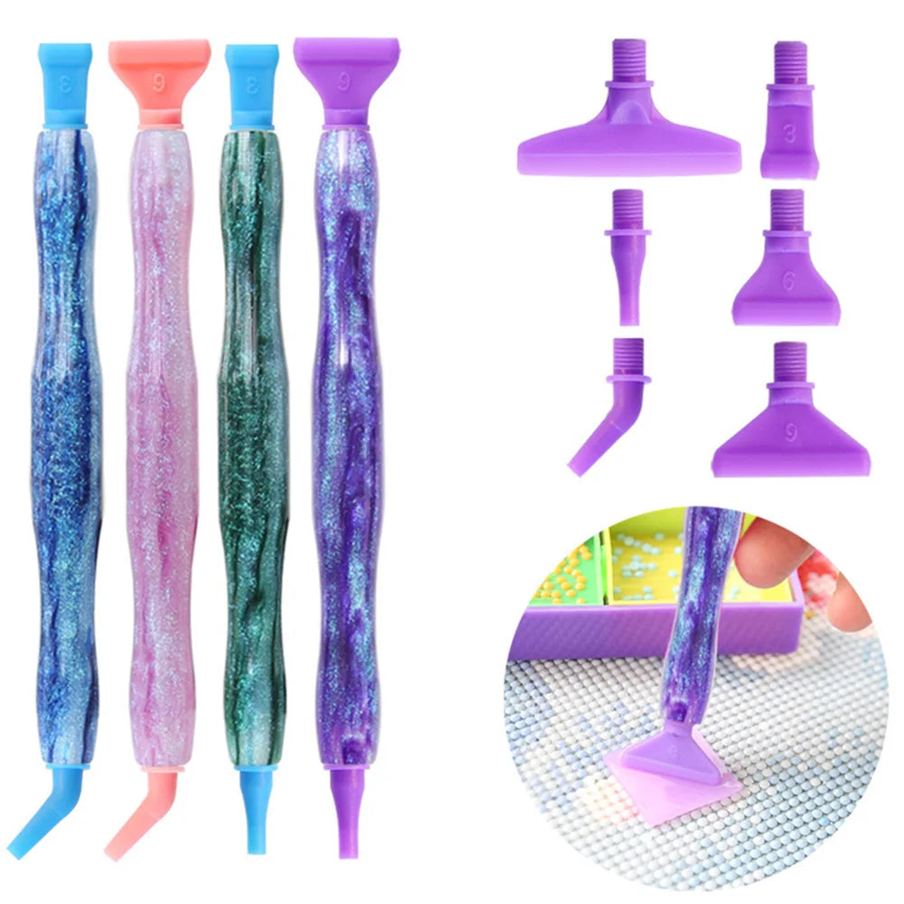 5D Resin Diamond Painting Pen Thread Plastic Replacement Pen Heads