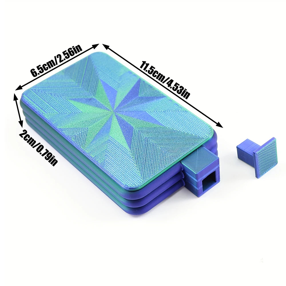 Gradient Color Diamond Art Tray With Lid, Diamond Painting Storage