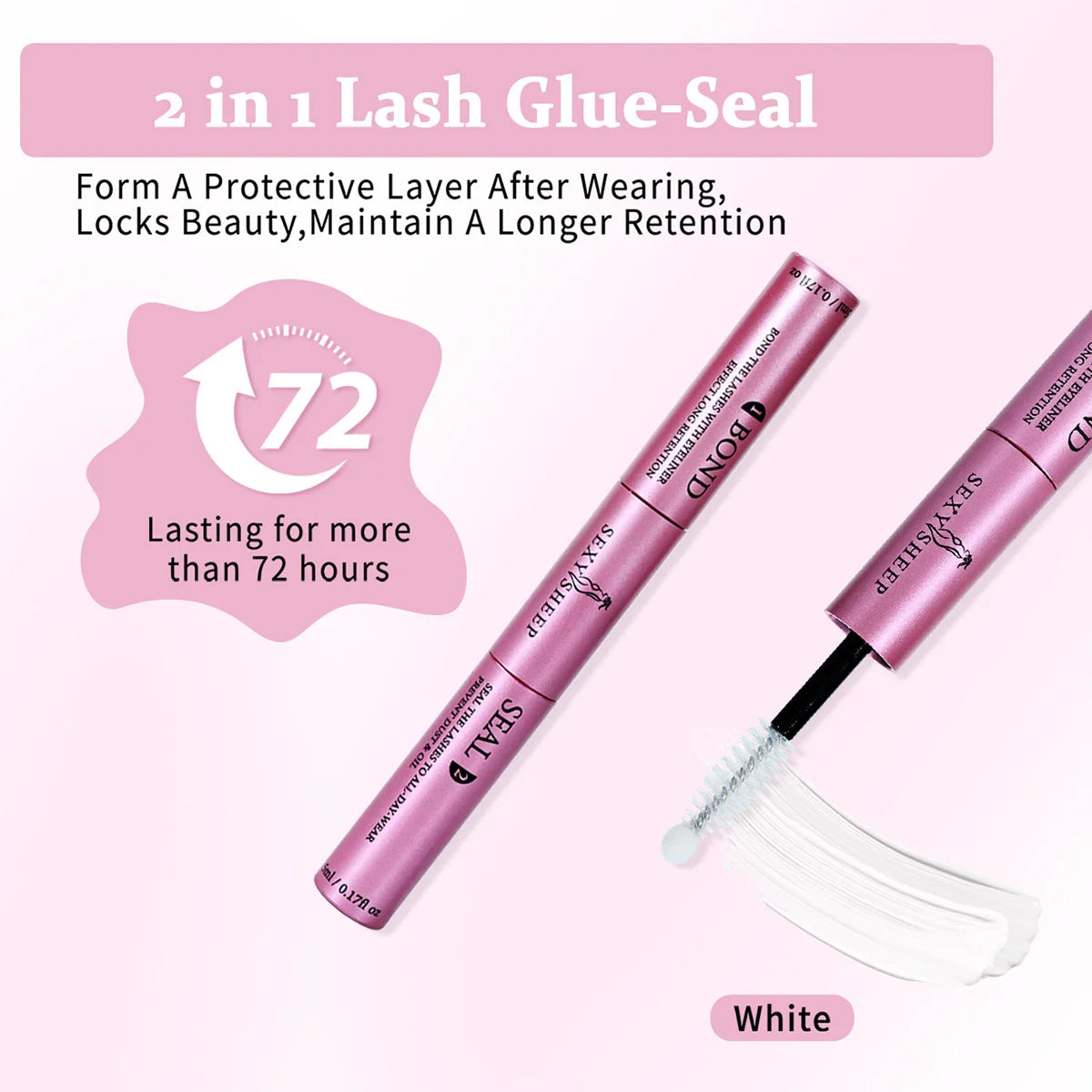 Lash Cluster Bond and Seal Waterproof Glue for Eyelash Clusters 10ml