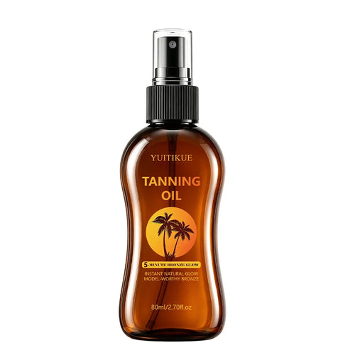 YUITIKUE Instant Bronze Tanning Oil Spray 80ml 5 Min Sunless Self