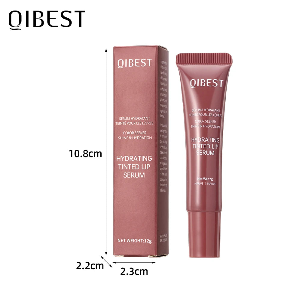 QIBEST 6 Colors Watery Crystal Jelly Lip Oil Balm Moisturizing