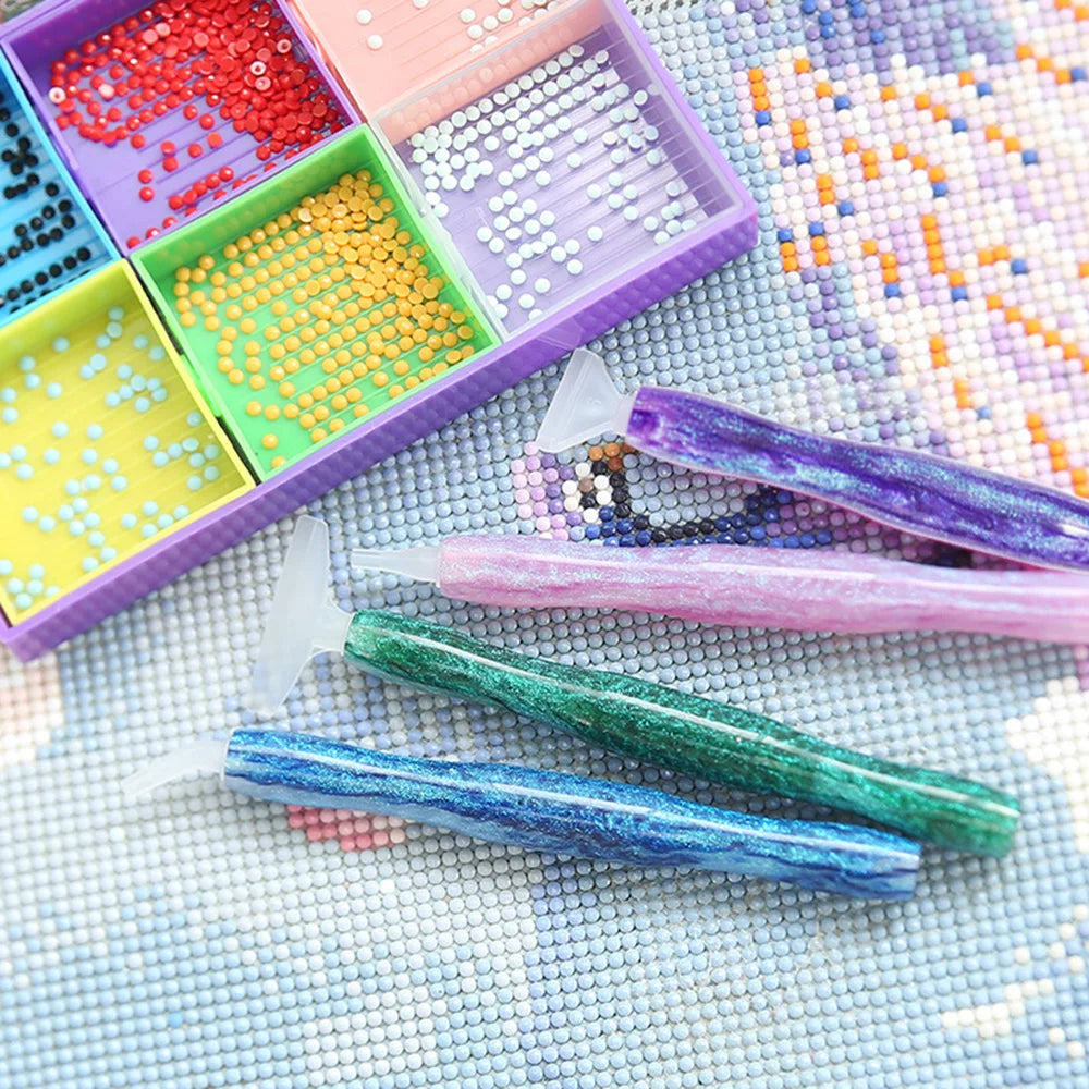 5D Resin Diamond Painting Pen Thread Plastic Replacement Pen Heads