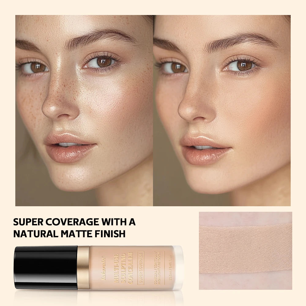 Foundation Coverage Concealer Multi-Use Cream Oil Free Long Lasting