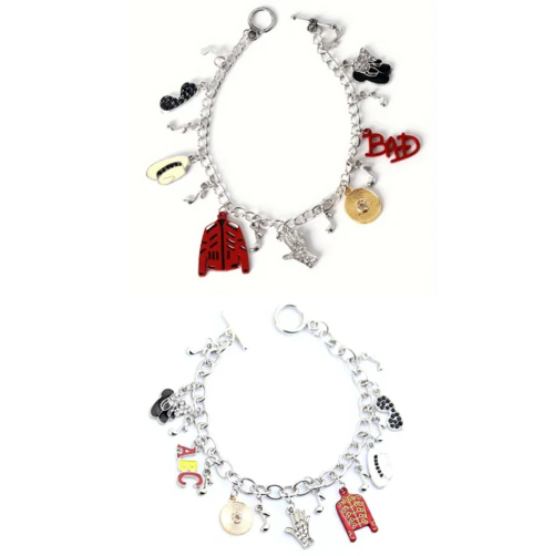 Michael Jackson Bracelets for Women Men Commemorative Series Charms