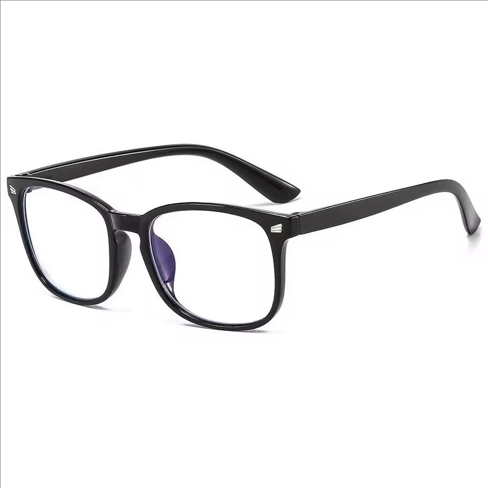 1/3PCS Minimalist Square Transparent Lens Glasses - Blue Light Barrier