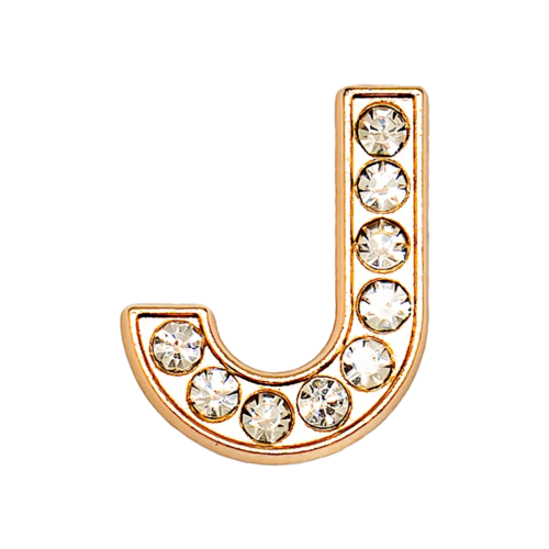 1pcs Metal Gold Luxury Letters Shoe Charms for Clog Alphabet Shoes
