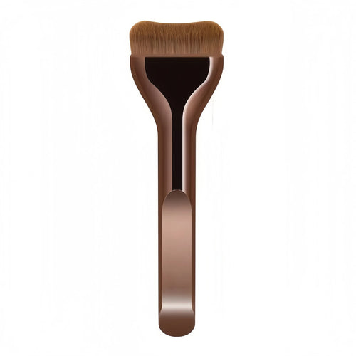 Professiona Makeup Brush, Curved Soft Bristle Foundation Brush for