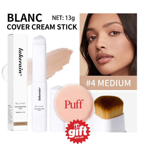 2-in-1 Color-Changing Foundation Stick Liquid Lightweight Moisturizing