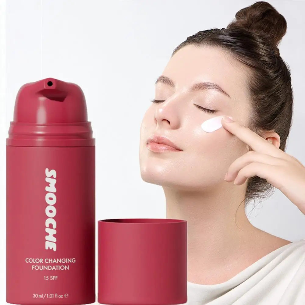 Smooche Color Changing Foundation SPF15 Long Lasting Lightweight