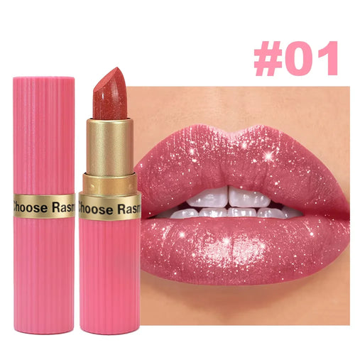 CHOOSE RASME 6 colors chocolate bar lipstick makeup pearl matte matte