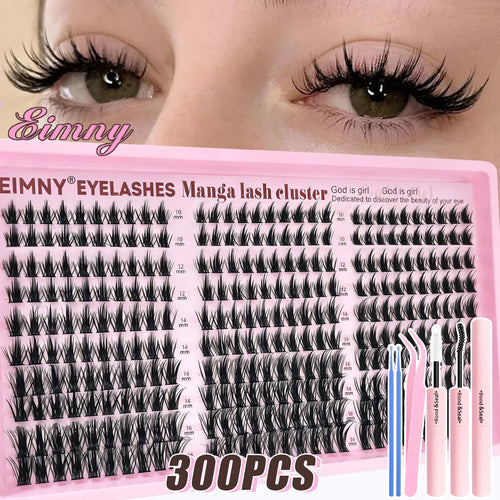 Show-Stopping Top & Bottom Lash Kit – 250/740 Cluster Shell Fluffy