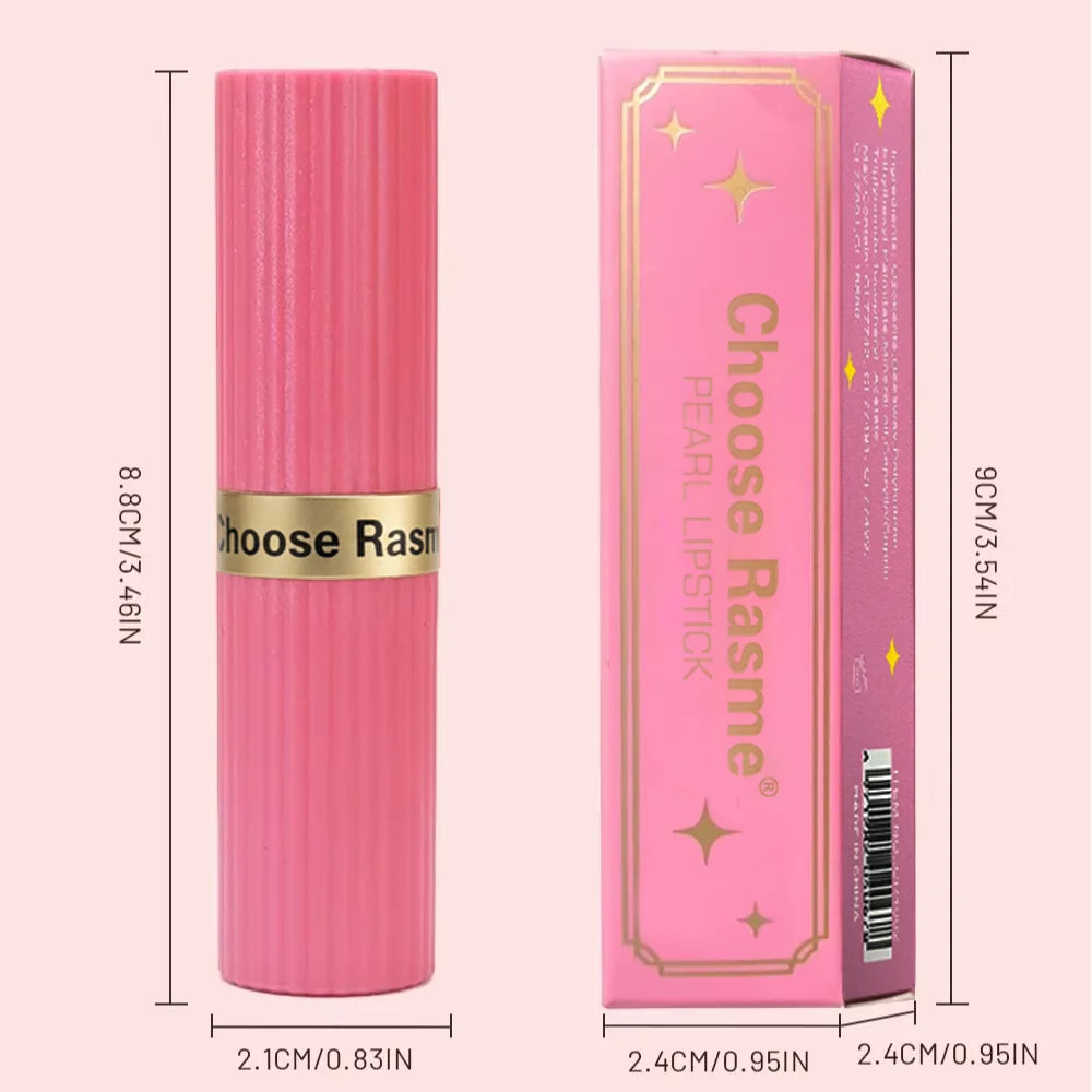 CHOOSE RASME 6 colors chocolate bar lipstick makeup pearl matte matte