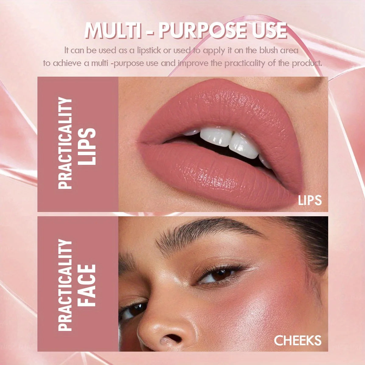 Brighten Lip Lipstick Moisturizing Water Light Solid Lip Gloss Glass