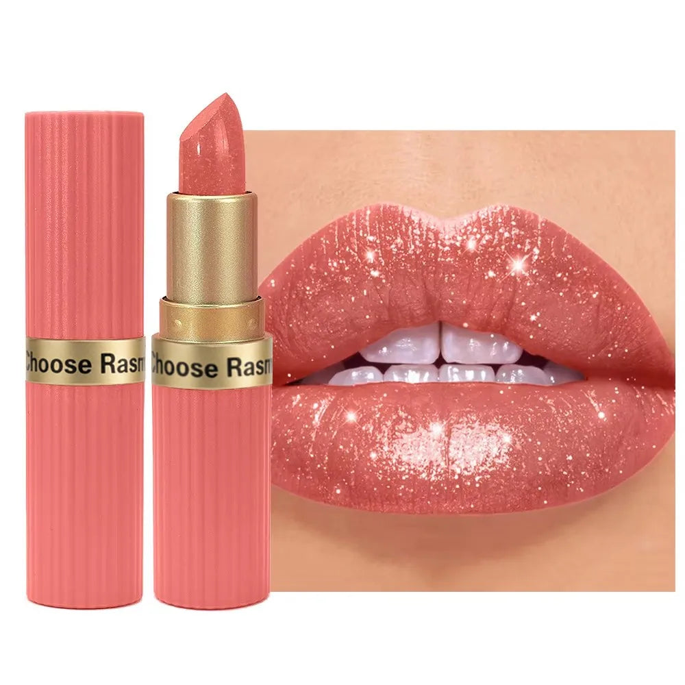 CHOOSE RASME 6 colors chocolate bar lipstick makeup pearl matte matte