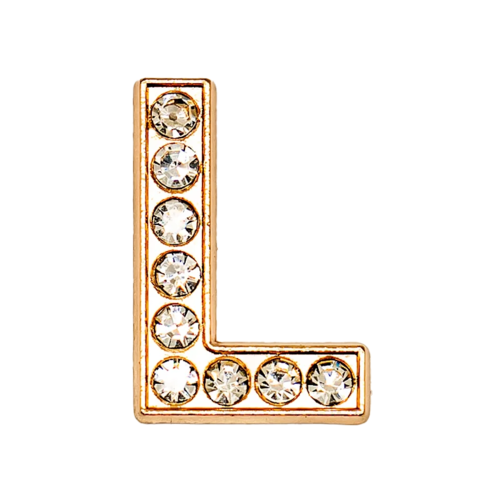 1pcs Metal Gold Luxury Letters Shoe Charms for Clog Alphabet Shoes
