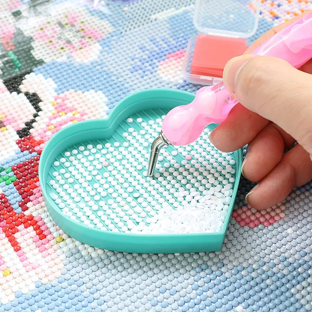 5D Diamond Painting Pen Set, Premium Resin Diamond Art Tool Kit with 6