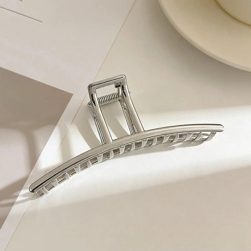 Punk Metal Hair Claw Clip for Thick Liquid Irregular Pattern Barrettes