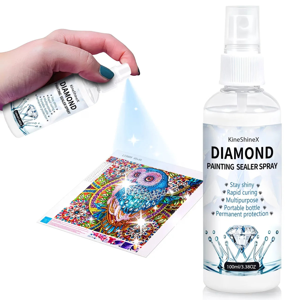 100ml Stone Art Sealer Spray Quick Dry Sealant for Stone Painting