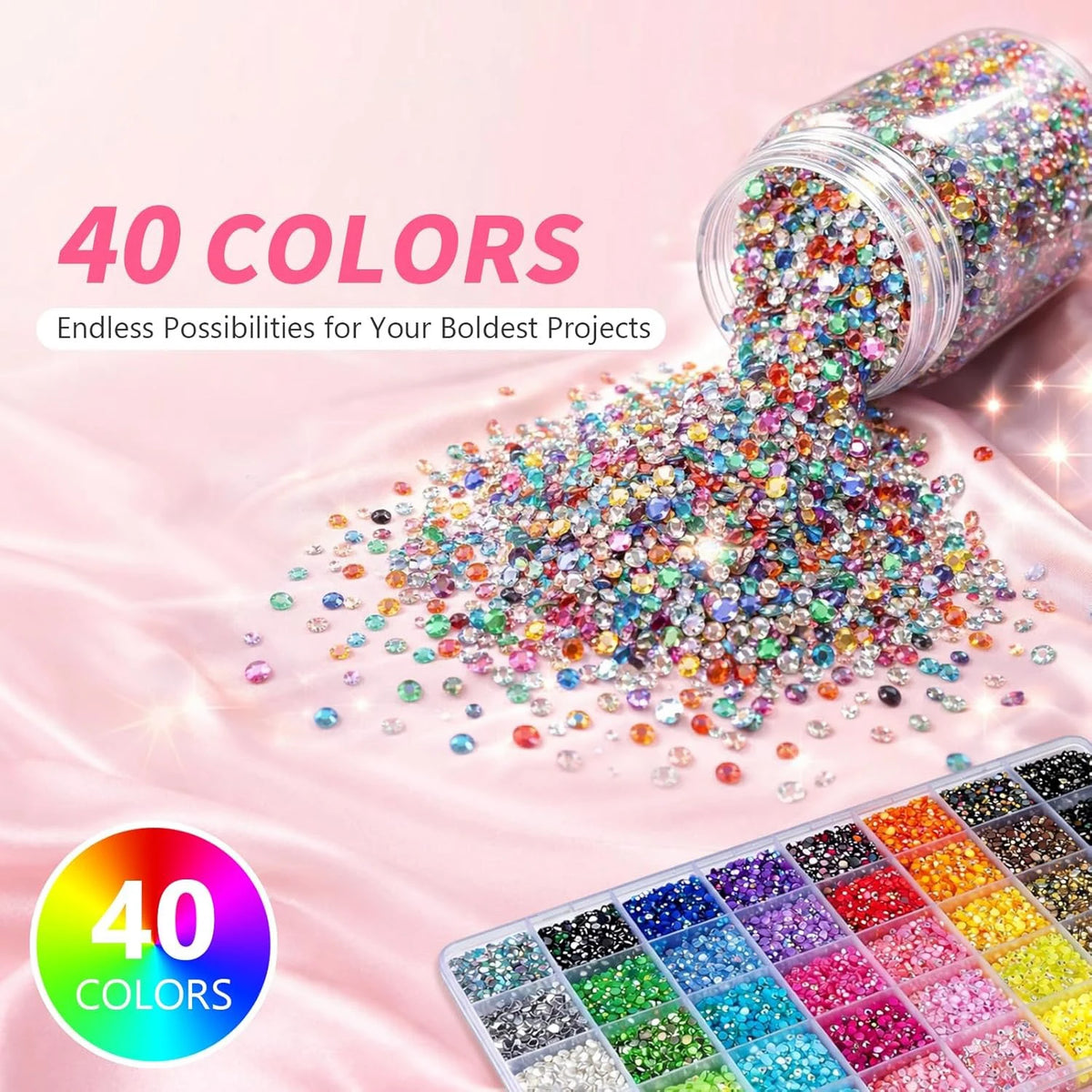 Resin Jelly Rhinestones Bedazzling Kit Flatback Crystals Flatback Gems