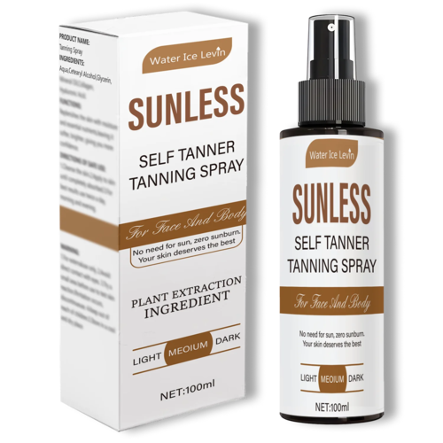 Self-Tanning Spray - Natural Brown Tone, Formaldehyde-Free, Suitable