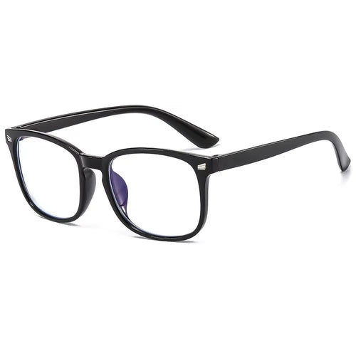 1/3PCS Minimalist Square Transparent Lens Glasses - Blue Light Barrier
