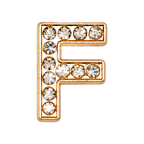 1pcs Metal Gold Luxury Letters Shoe Charms for Clog Alphabet Shoes