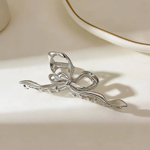 Punk Metal Hair Claw Clip for Thick Liquid Irregular Pattern Barrettes