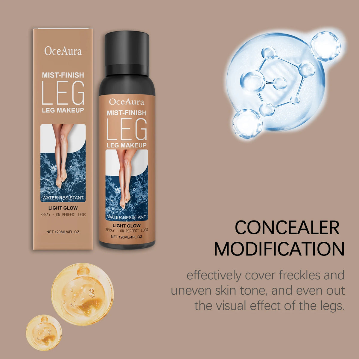 100ml Leg Makeup Long Lasting Waterproof Anti-Transfer Concealer