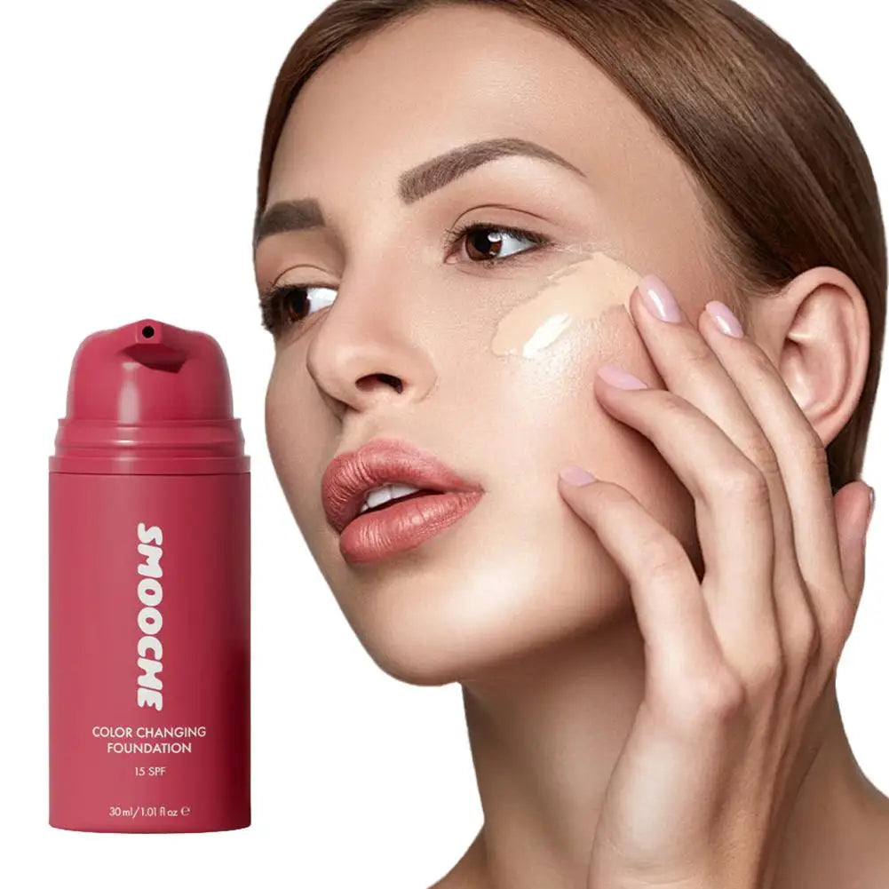 Smooche Color Changing Foundation SPF15 Long Lasting Lightweight