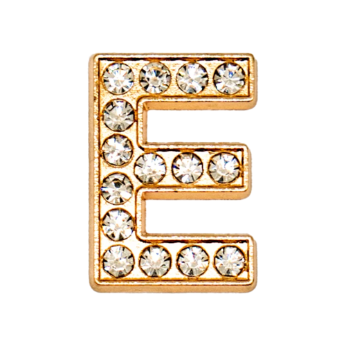 1pcs Metal Gold Luxury Letters Shoe Charms for Clog Alphabet Shoes