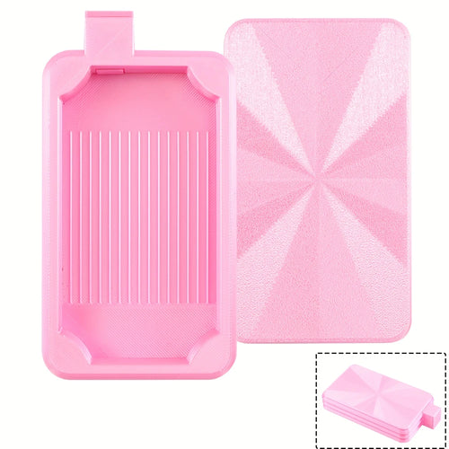 Gradient Color Diamond Art Tray With Lid, Diamond Painting Storage