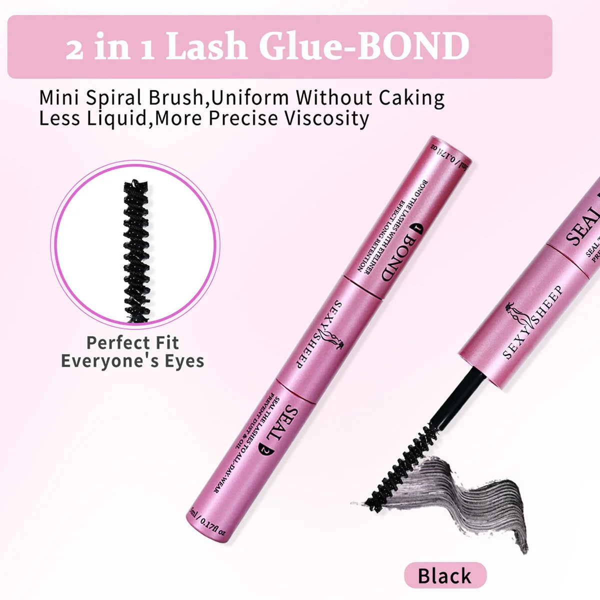 Lash Cluster Bond and Seal Waterproof Glue for Eyelash Clusters 10ml