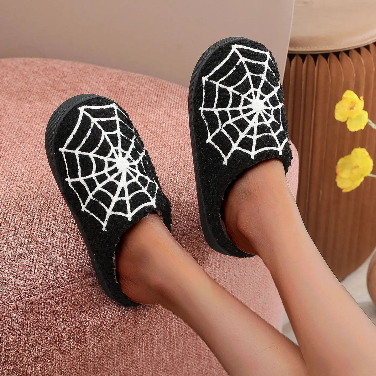 Halloween Spider Web Pattern Horror Yinsen Atmosphere Fashion