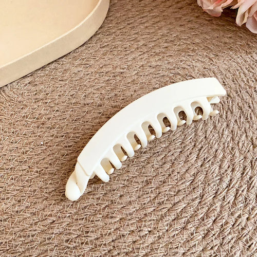 1/3 Pcs Tortoiseshell Banana Hair Clip Fish Shaped Hairpin Women